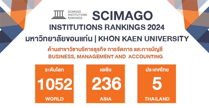 KKU is placed the 5rd in Thailand Scimago 2024